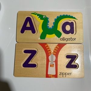 Melissa & Doug Wooden Letter Matching